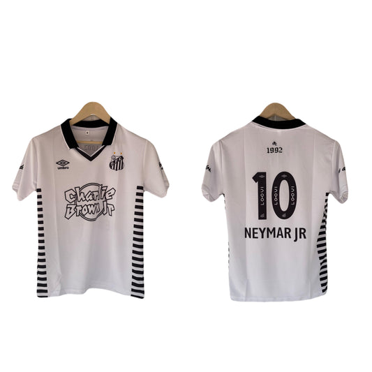 SantosXCharlie Edition Neymar Half  Sleeve Collar Sublimtion jersey - P1610