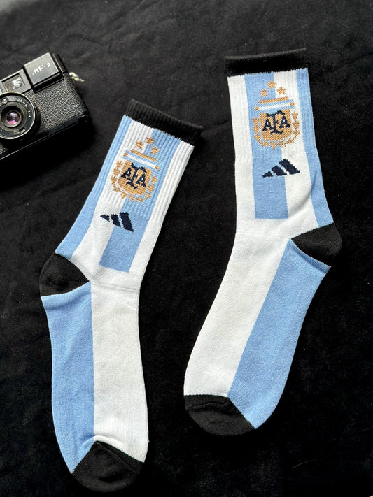 Argentina blue and white socks -