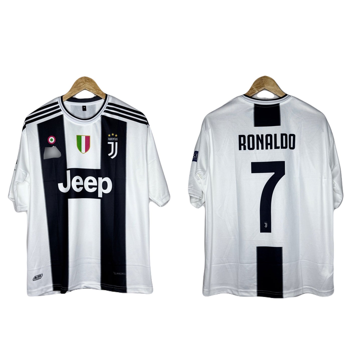 Juventus 2018-19 Home Kit Ronaldo Five Sleeve - bmg store