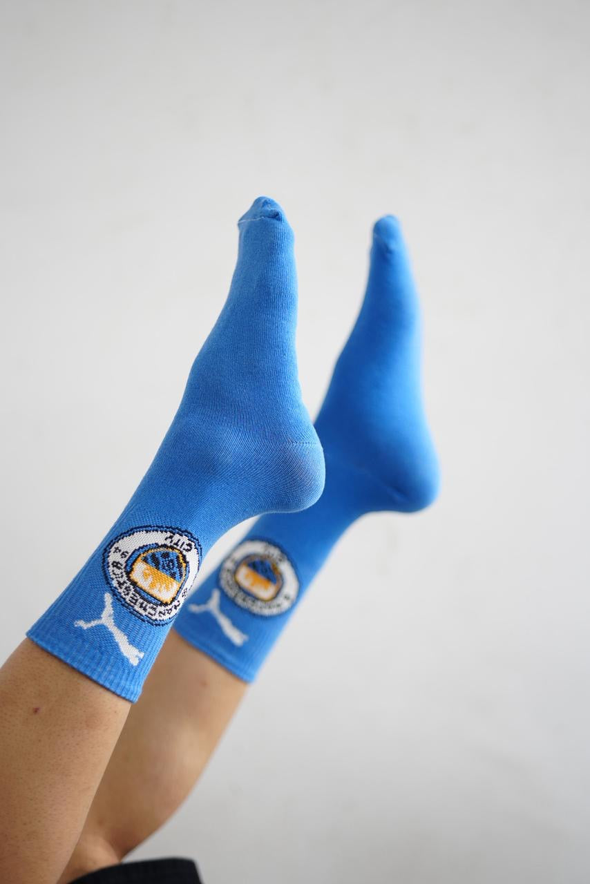Manchester City Blue Socks