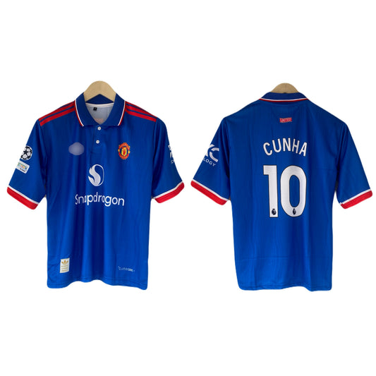 Cunha Manchester United 2026/27 Away Five Sleeve Collar Sublimation- P2558 | BMG STORE
