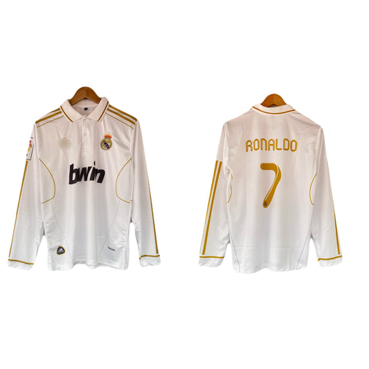 Ronaldo Real Madrid full sleeve  Collar Embroidery Jersey P2801 | BMG STORE