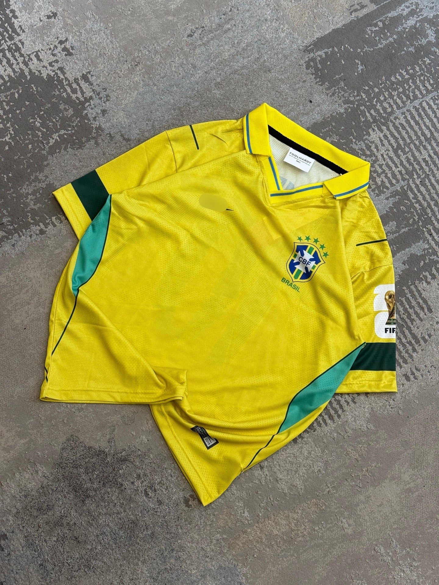 Neymar Brazil 2026 Home World Cup  Premium Quality Collar Five Sleeve Sublimation  -