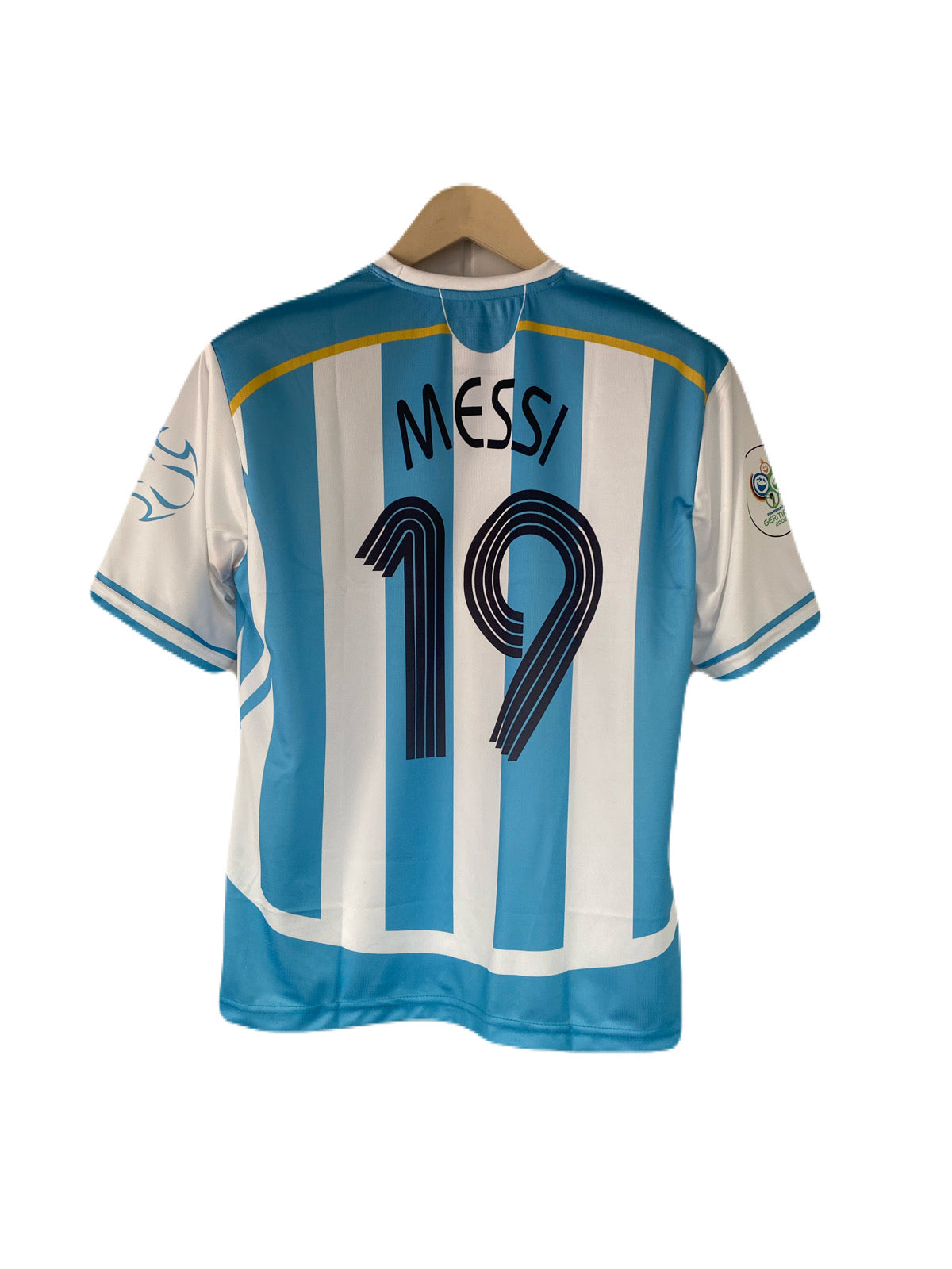 Messi Argentina 2006 Home Five Sleeve Embroidery Jersey - P2590 | BMG STORE