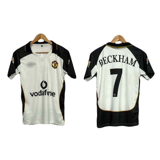 United vintage beckham yellow white jersey P8 - bmg store