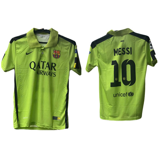 Barcelona Messi 2014-15 third kit collar type half sleeve P145 - bmg store