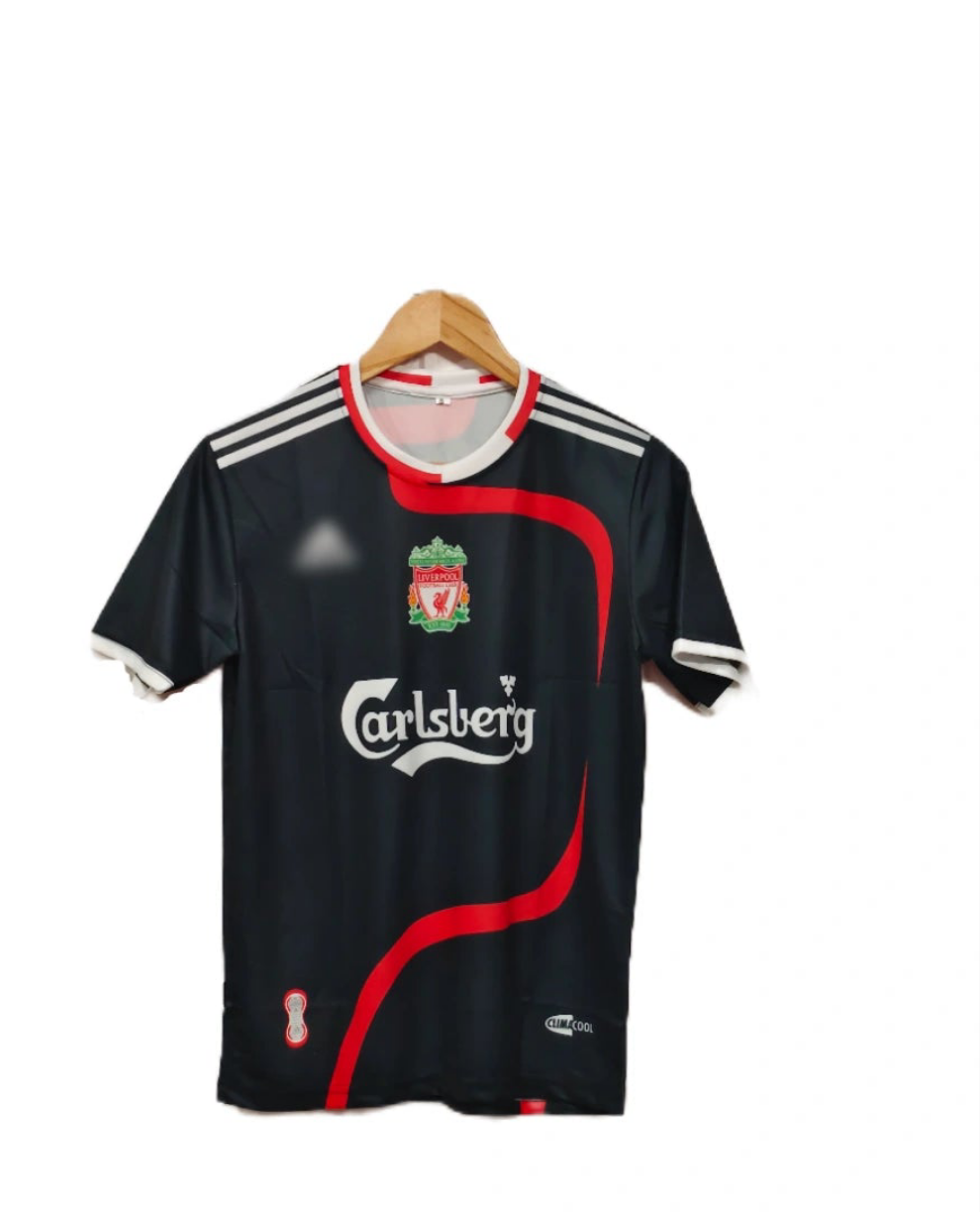 Liverpool 2007-08 Third kit Gerrard Half sleeve P544 - Ms Retro store