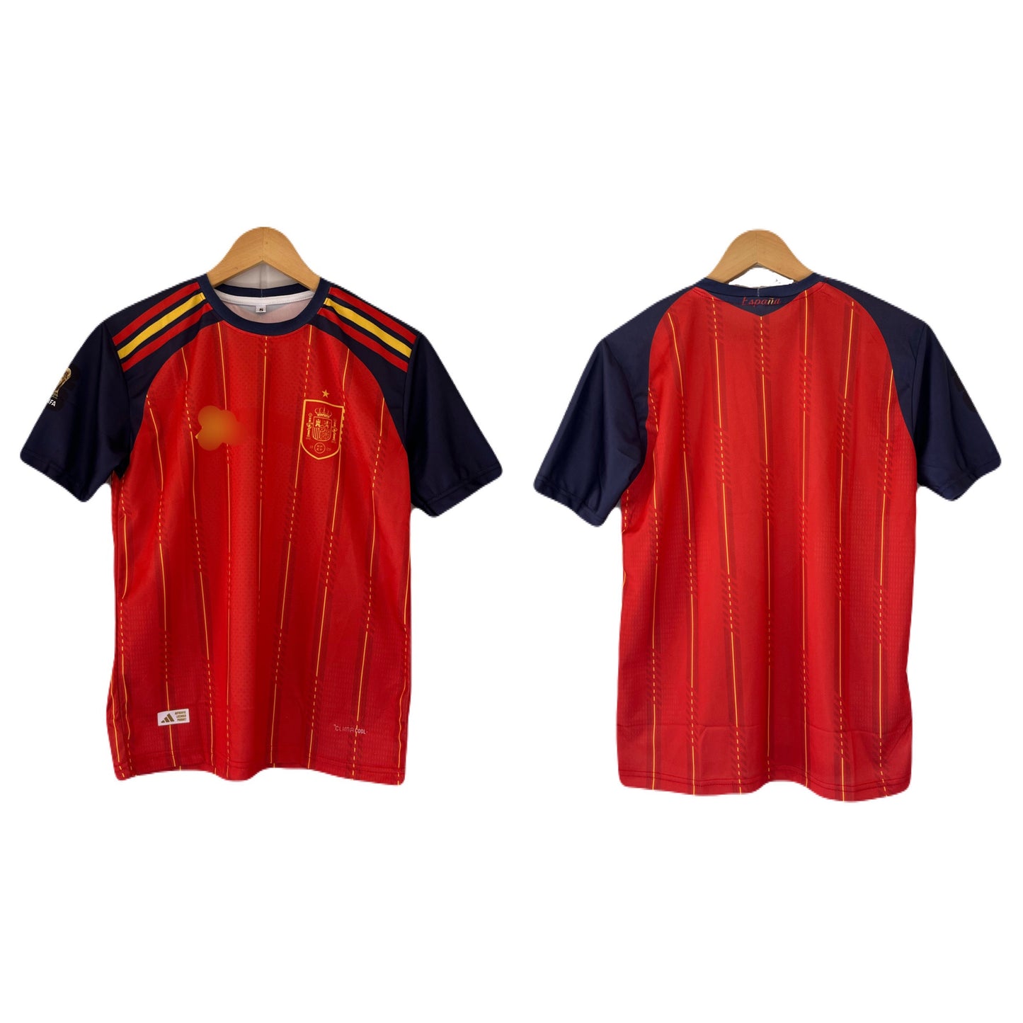 Spain 2026 World Cup Home Kit Plain Half Sleeve - P48