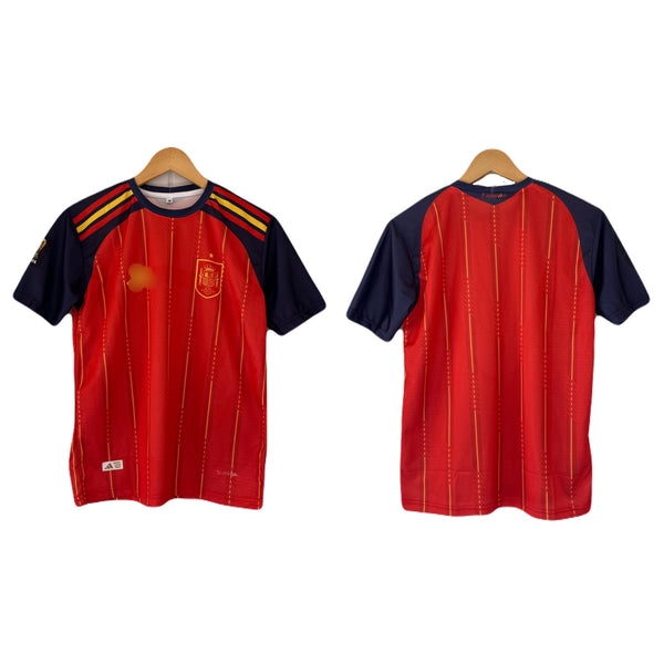 Spain 2026 World Cup Home Kit Plain Half Sleeve - P48