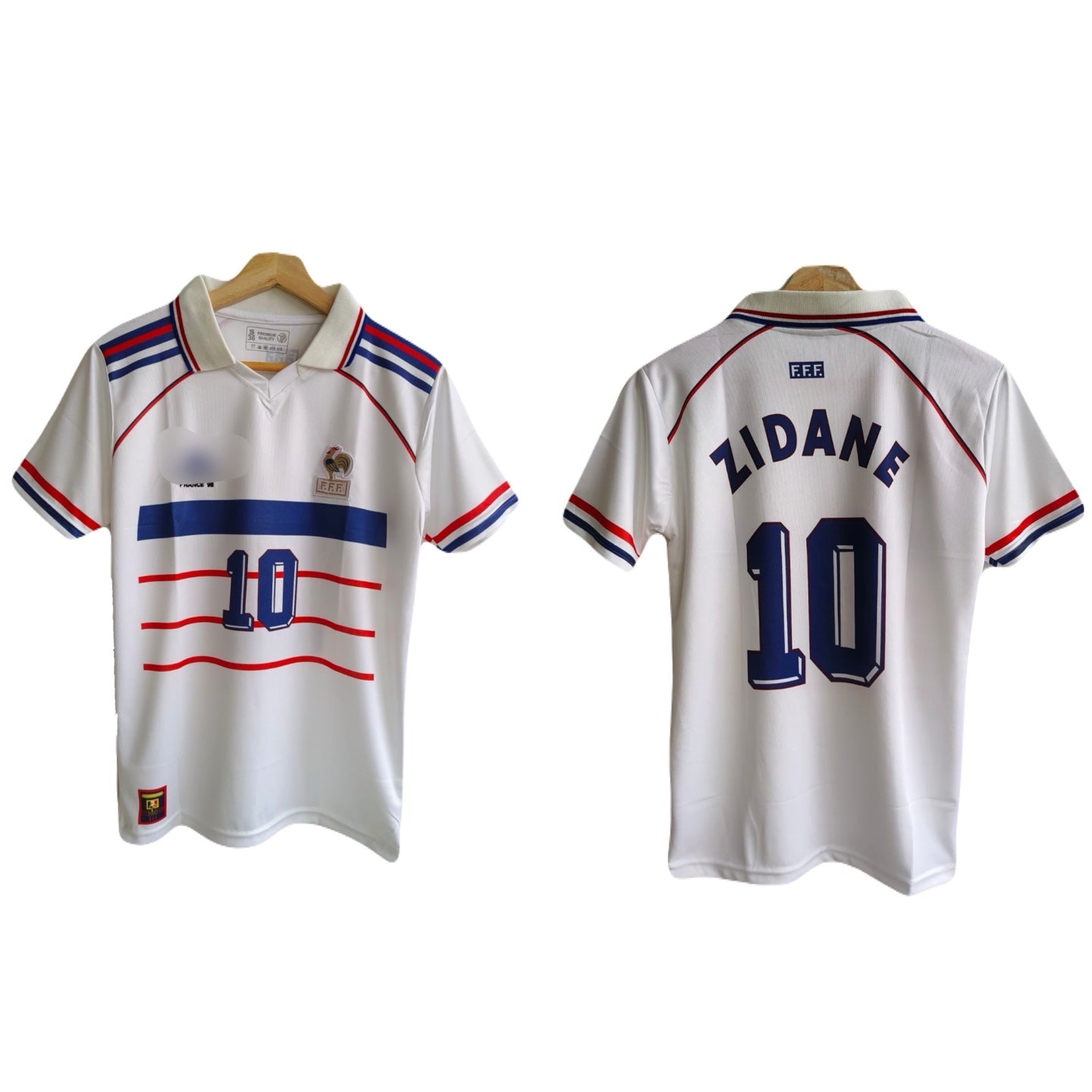 Best Retro jersey France 1998 World cup edition Collar type - p381 -bmg store
