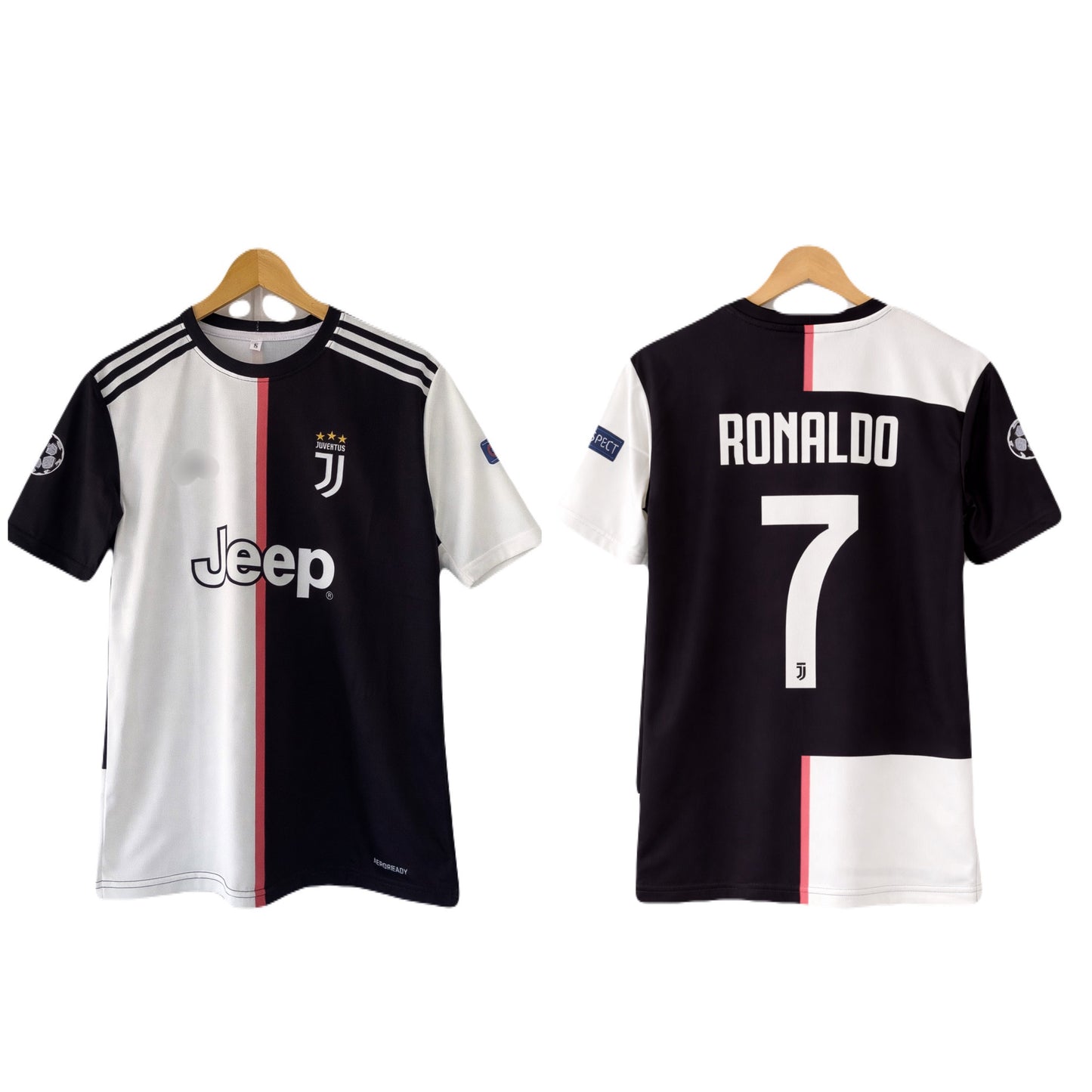 Juventus 2019-20 Home kit Ronaldo Half sleeve - P77