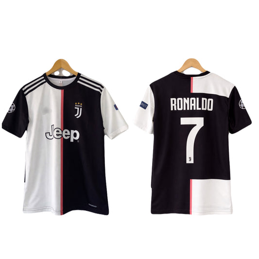 Juventus 2019-20 Home kit Ronaldo Half sleeve - P77