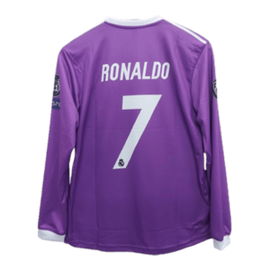 Best Retro jersey Ronaldo purple 2017 final edition Full sleeve - P668 ms retro jersey