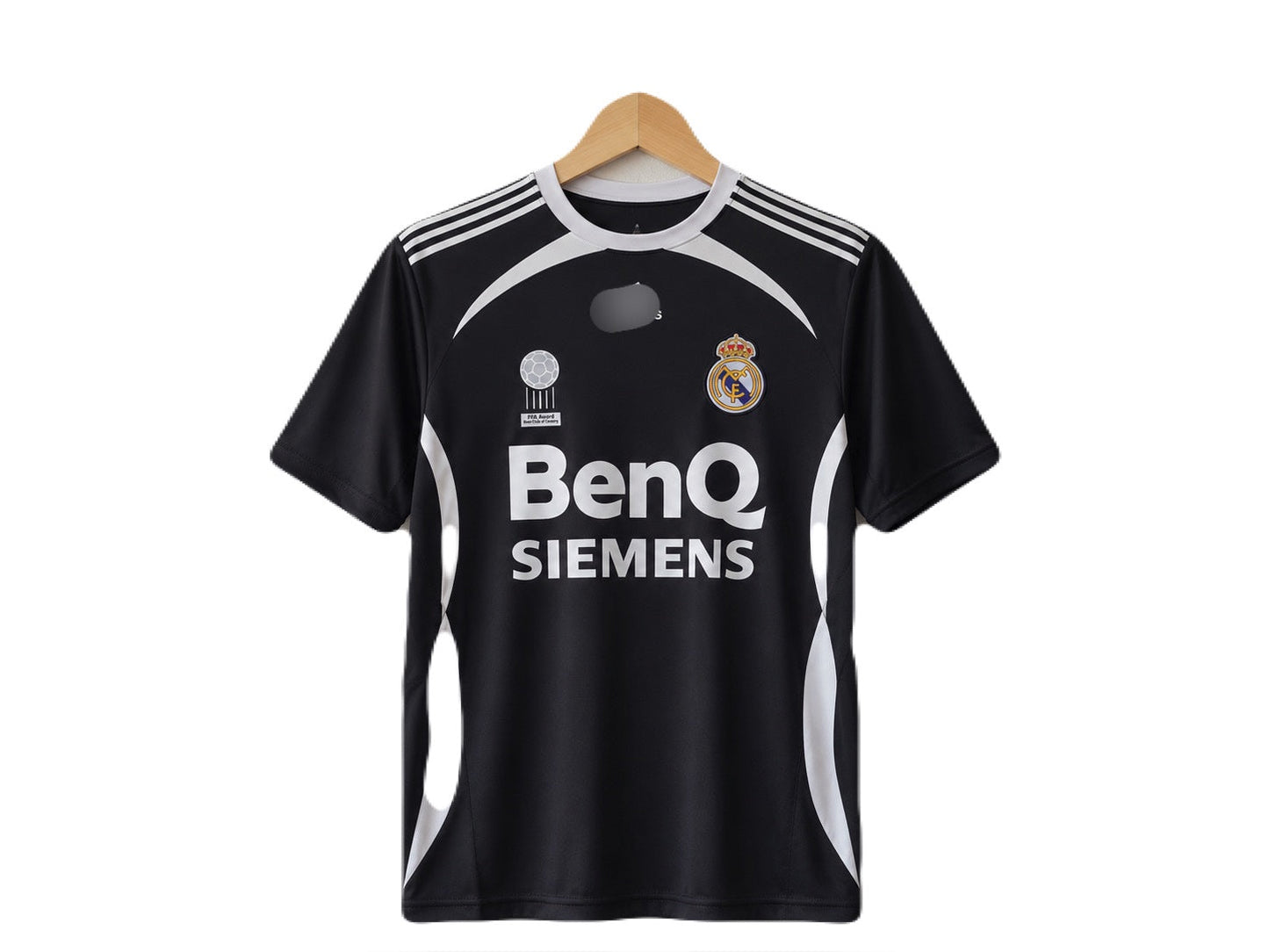 Beckham Real madrid 2004 away kit half sleeve embroidery Jersey -