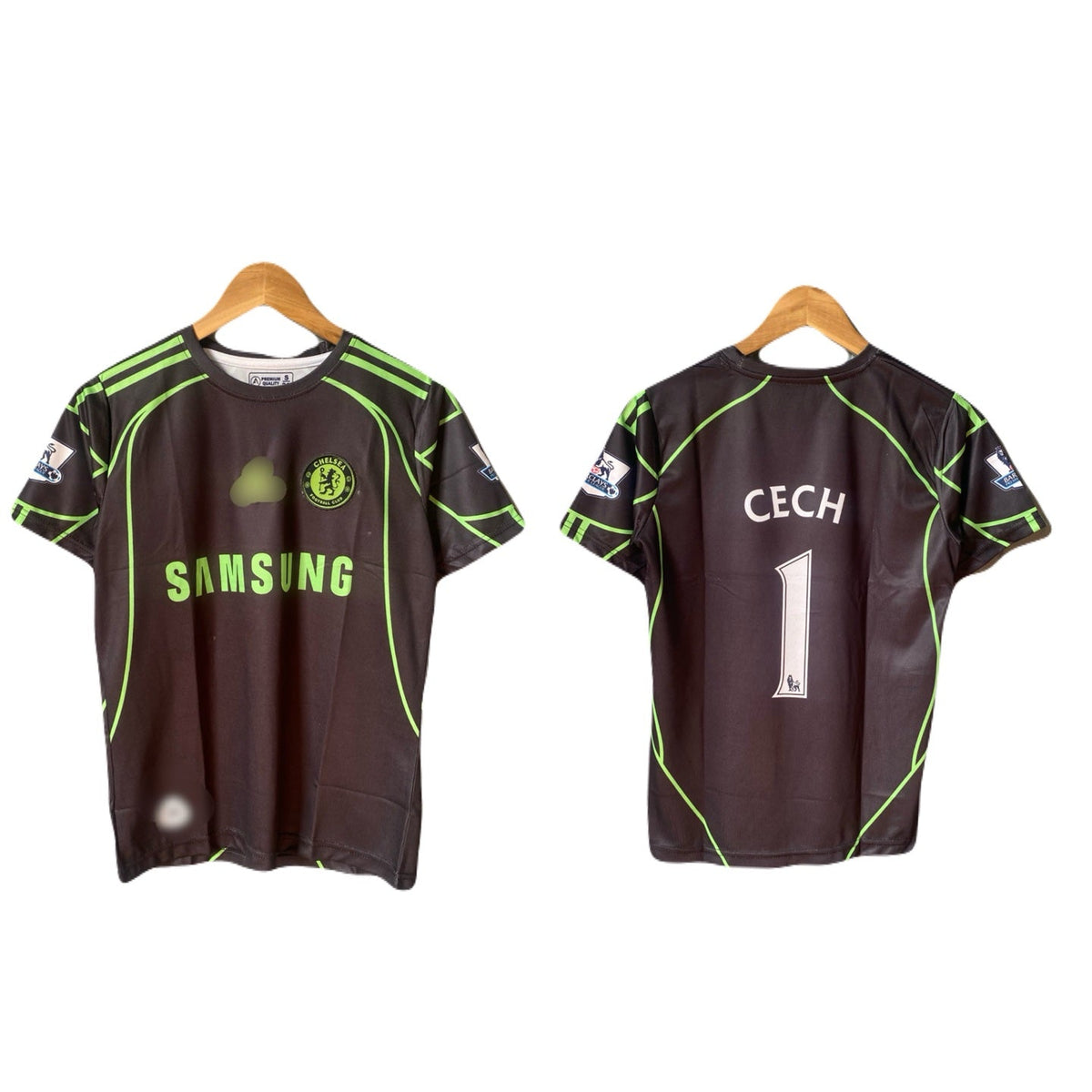 P.Cech Chelsea 2009-10 Away Half Sleeve Embroidery Jersey - P2812 | BMG STORE