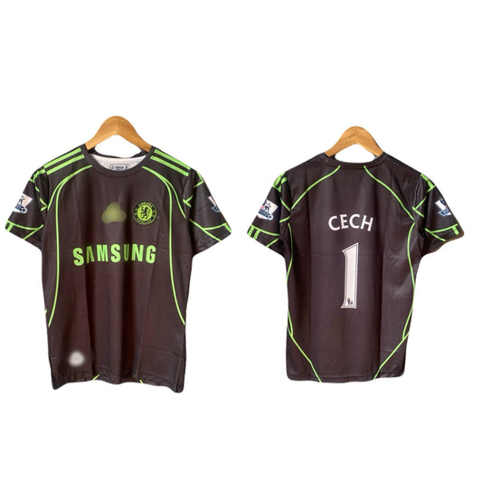 P.Cech Chelsea 2009-10 Away Half Sleeve Embroidery Jersey - P2812 | BMG STORE