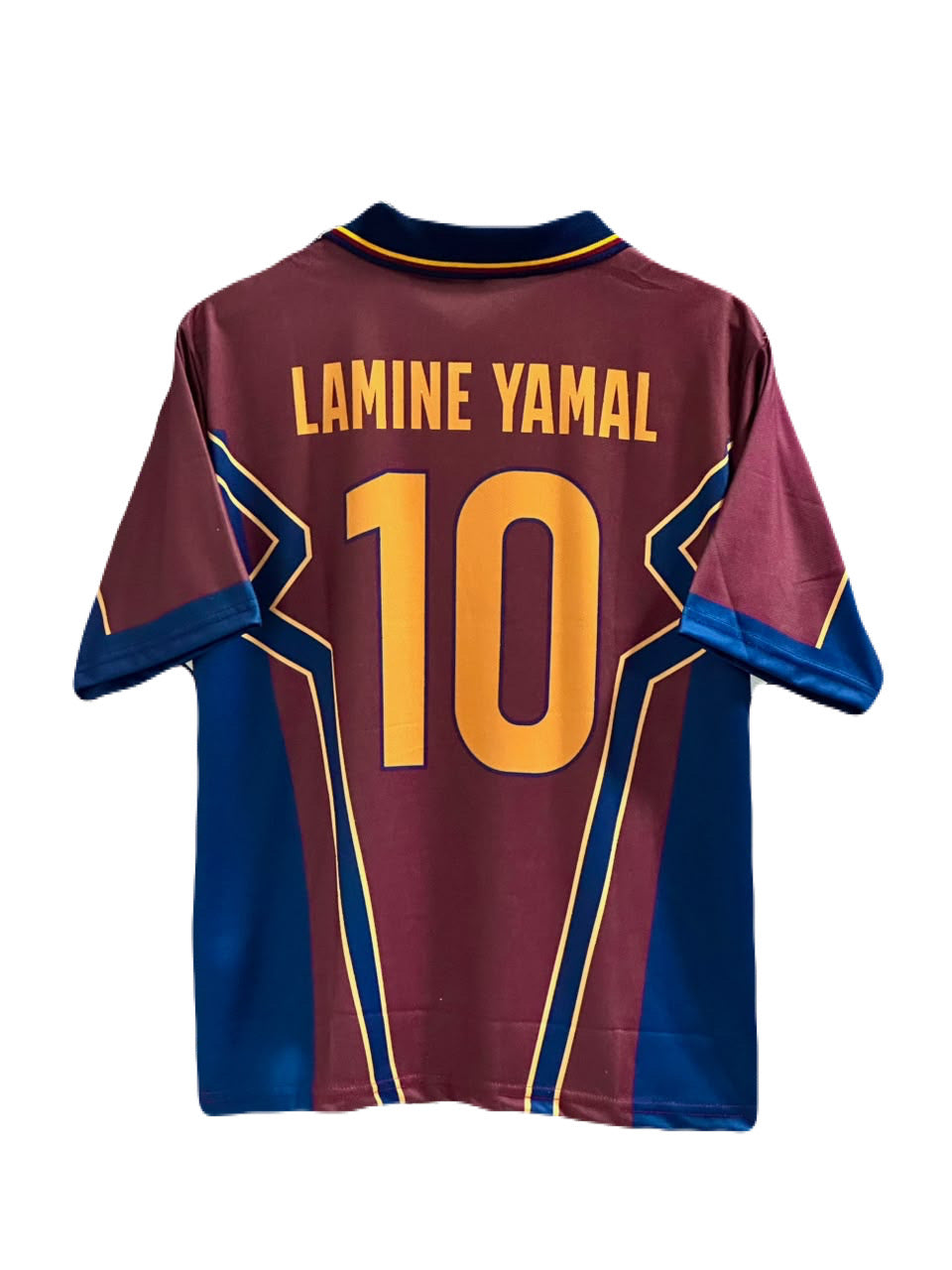 Lamine yamal Barcelona Spider Edition Five sleeve Collar jersey Sublimtion- P2866 | BMG STORE