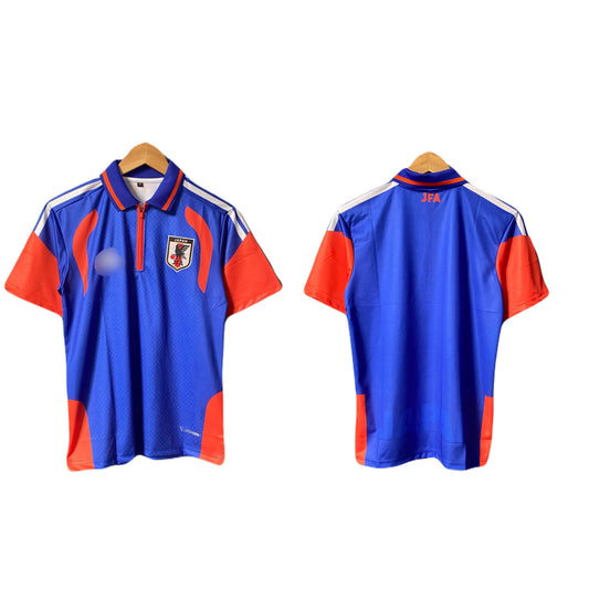 Japan Trio Training 2026 world cup Half Sleeve collar Embroidery Jersey - P2832 | BMG STORE