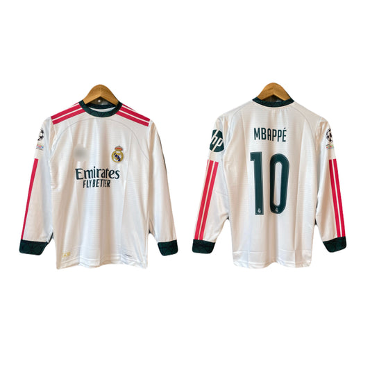 Mbappe Real madrid 2026-27 Home Full Sleeve Embroidery -P2867 | BMG STORE