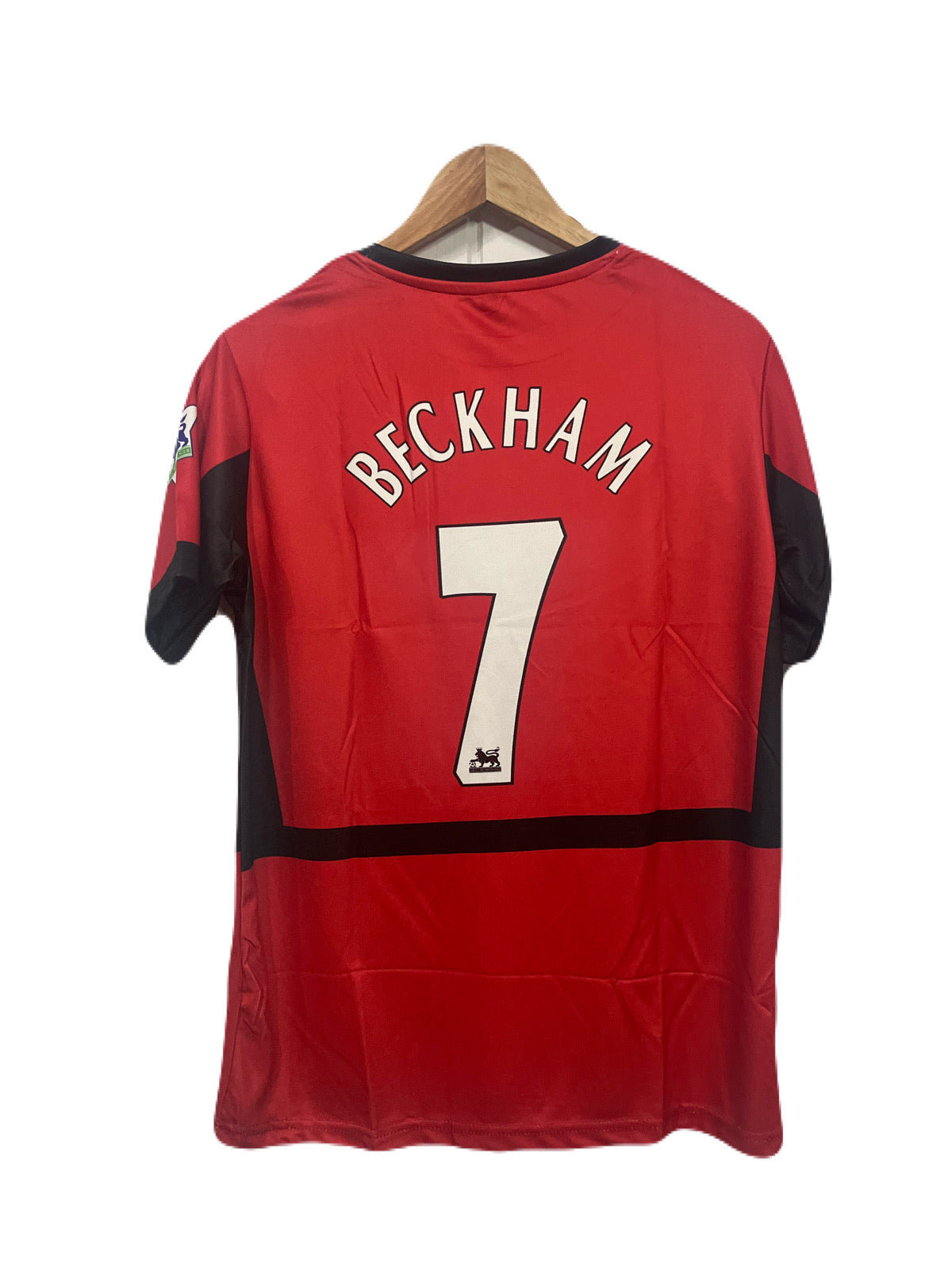 Beckham Manchester United 2002-03 Home kit  half sleeve jersey -
