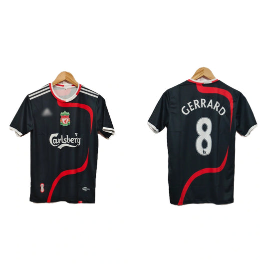 Liverpool 2007-08 Third kit Gerrard Half sleeve P544 - Ms Retro store