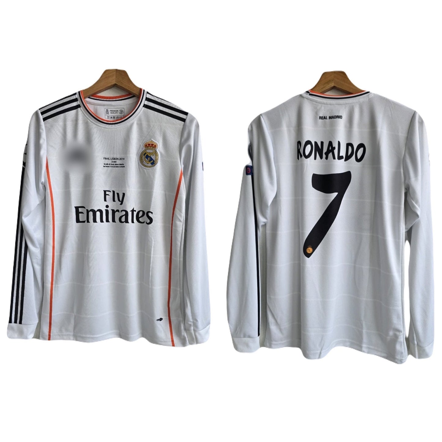 Realmadrid 2013/14 home jersey full sleeve ronaldo P140 - bmg store