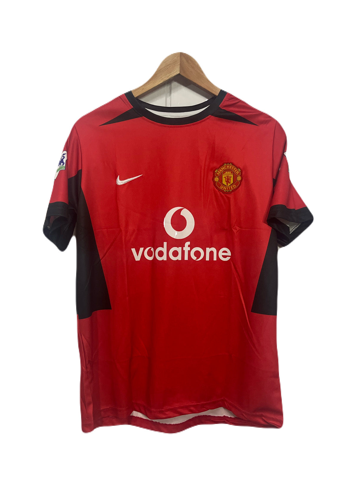Beckham Manchester United 2002-03 Home kit  half sleeve jersey -