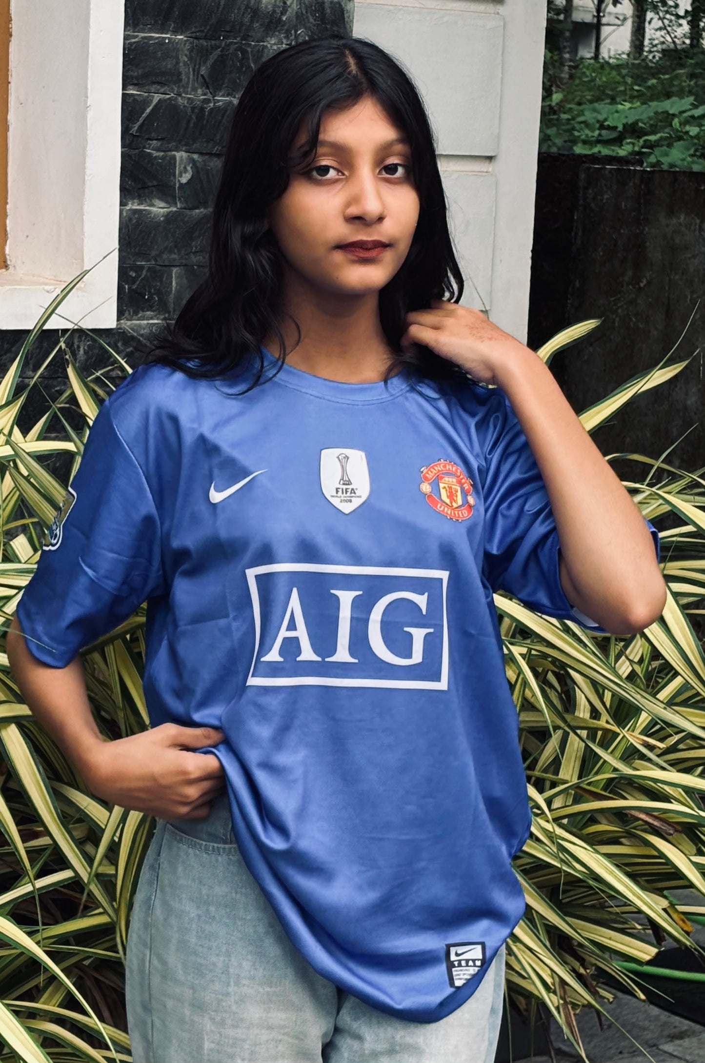 Best Retro jersey 2008/09 Manchester United Third kit Ronaldo P353 -