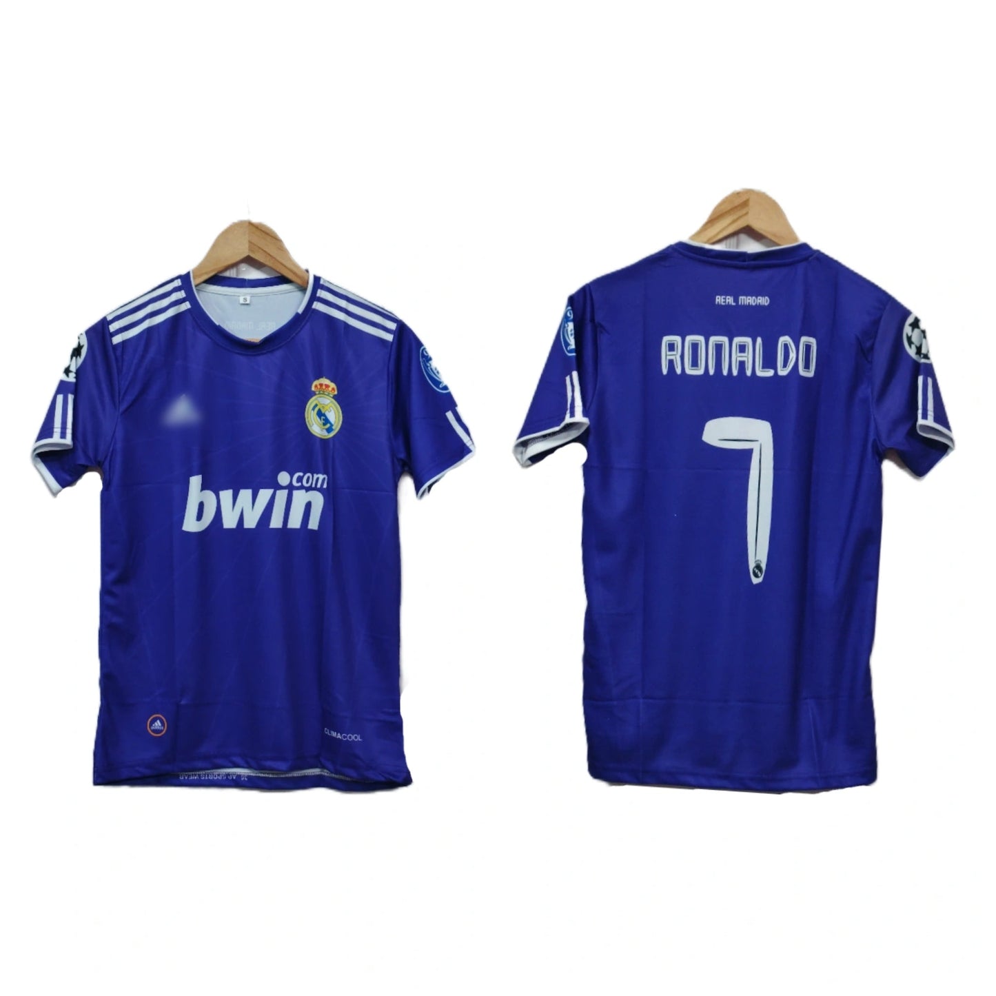 Real madrid 2007-08 Away kit Ronaldo Half sleeve - P576 bmg store