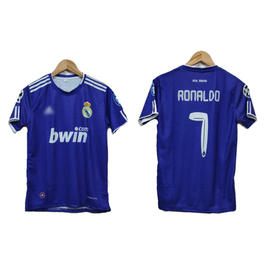 Real madrid 2007-08 Away kit Ronaldo Half sleeve - P576 bmg store