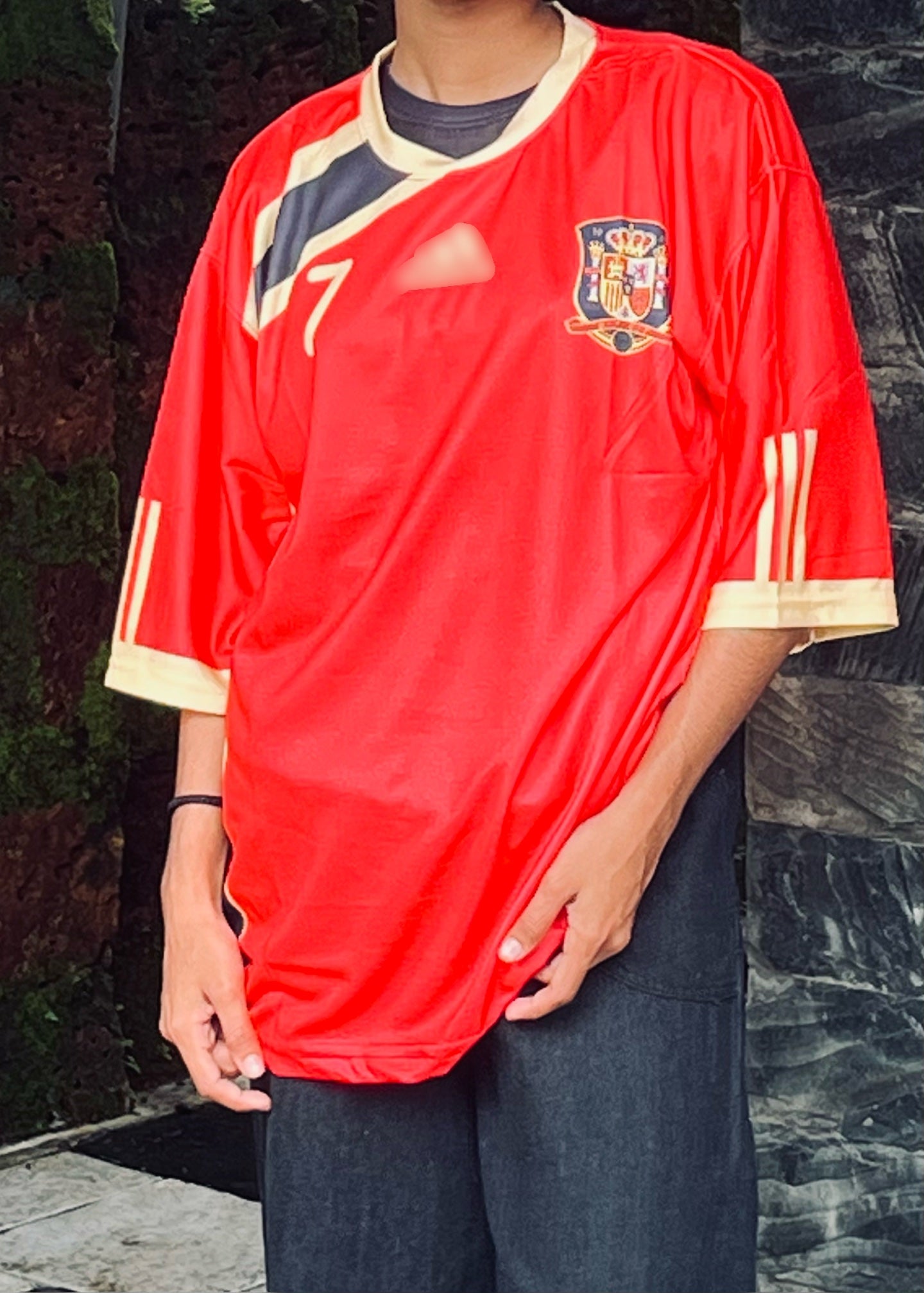 Spain 2009 home jersey david villa - bmg store