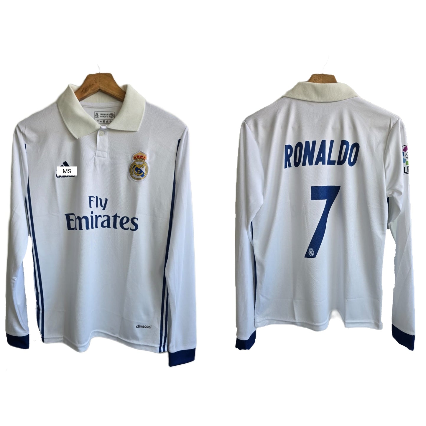 Realmadrid 2018 full sleeve collar type ronaldo  P147 - bmg store