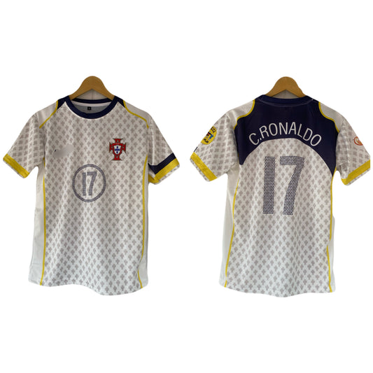 Best retro jersey Cristiano Ronaldo Portugal 2004/05 away kit - P287