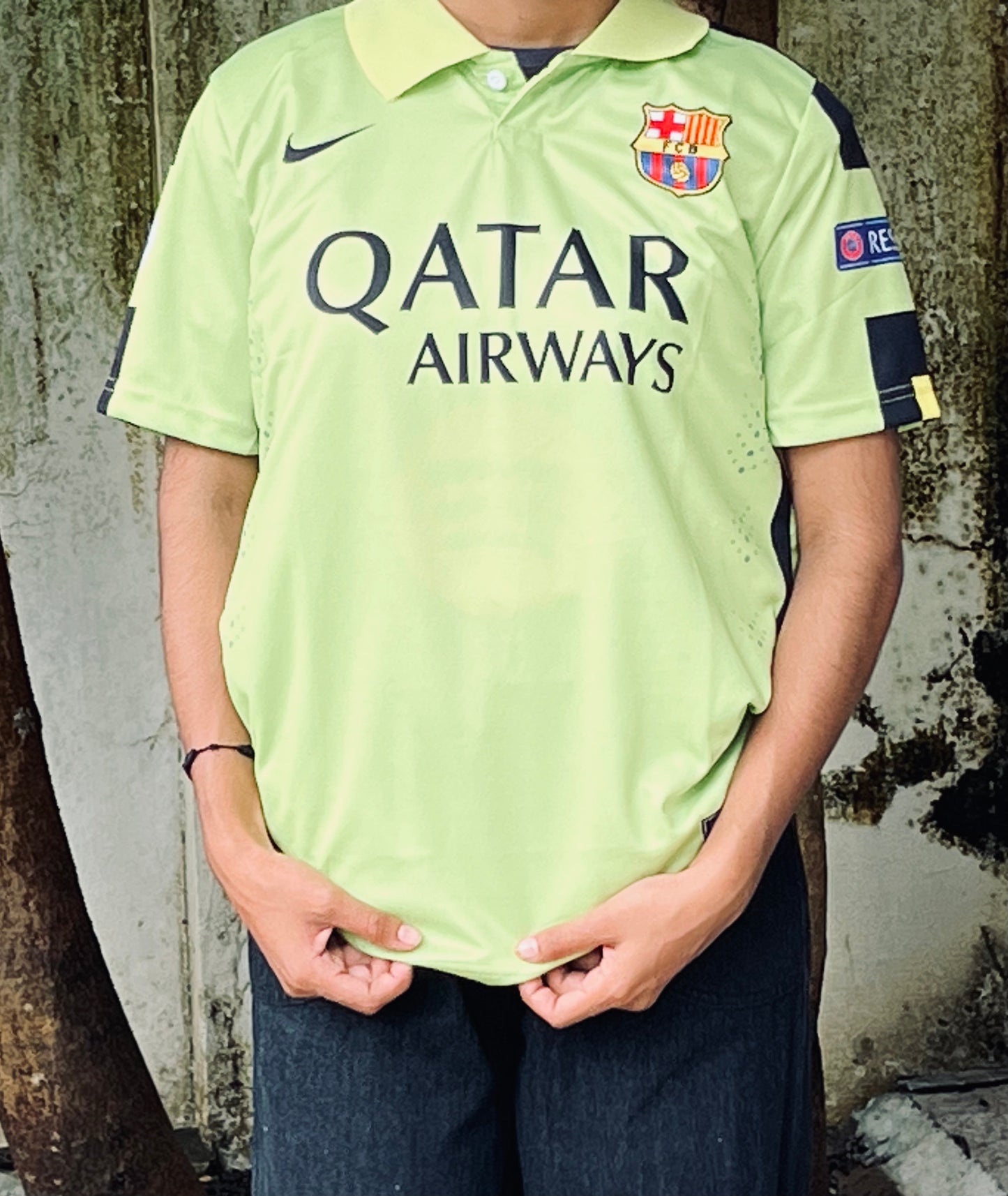 NEYMAR BARCELONA 2014-15 THIRD KIT HALF SLEEVE P500