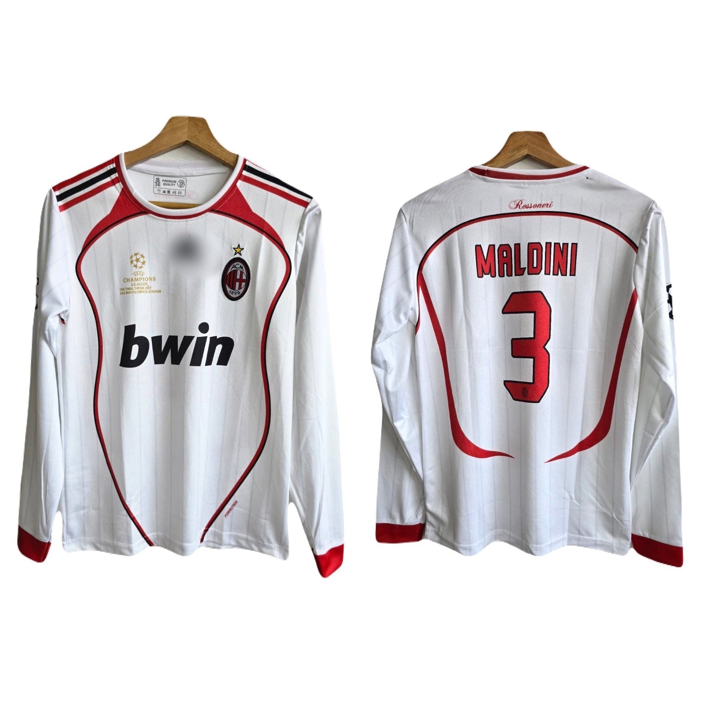 AC MILAN FULL SLEEVE  2006/07  UCL FINAL EDITION MALDINI  P135 - bmg store