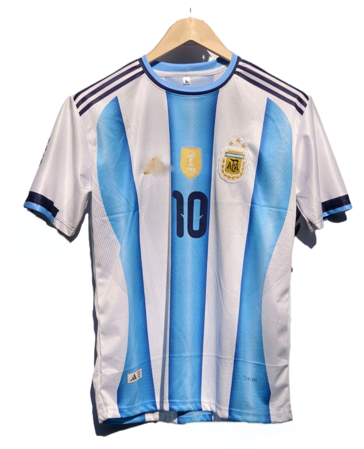 Argentina 2026 World Cup Home Kit Messi Half Sleeve embroidery - P1220