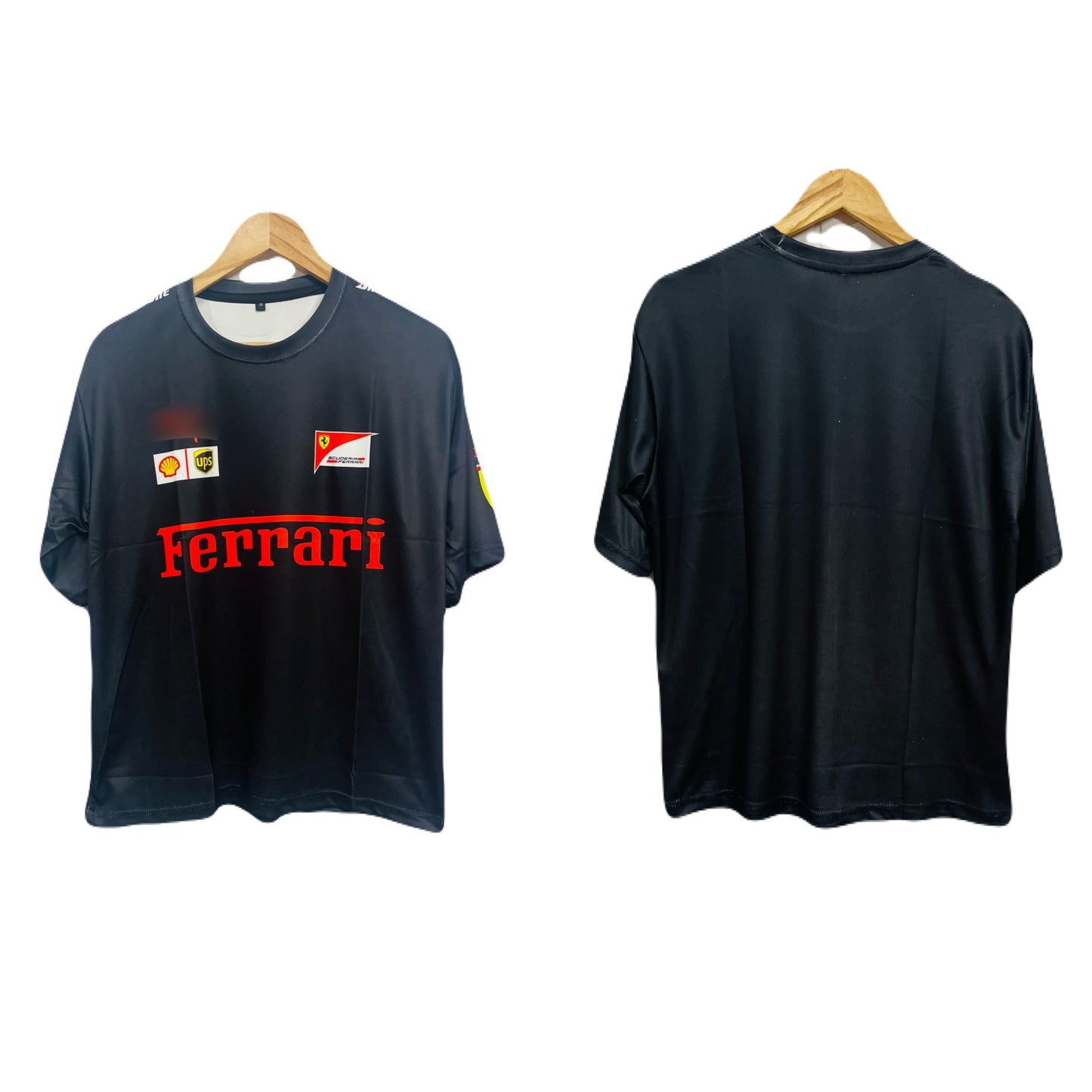 Ferrari Racing oversized t shirt Fivesleeve - P493 bmg store