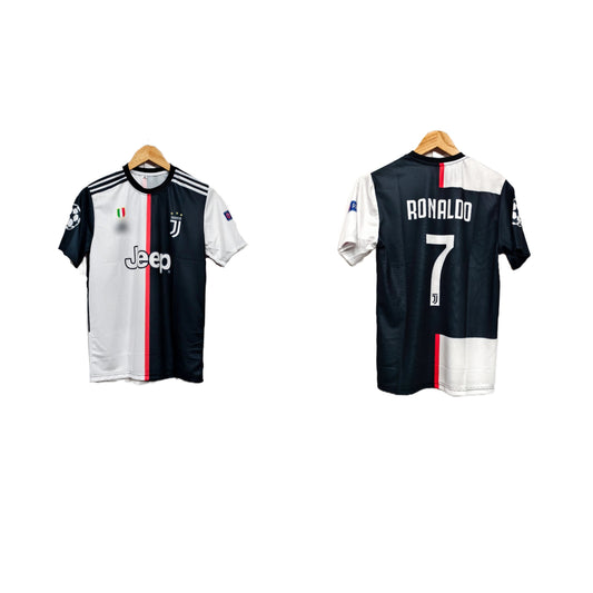 Juventus 2019-20 Home kit Ronaldo Half sleeve - P77 - bmg store