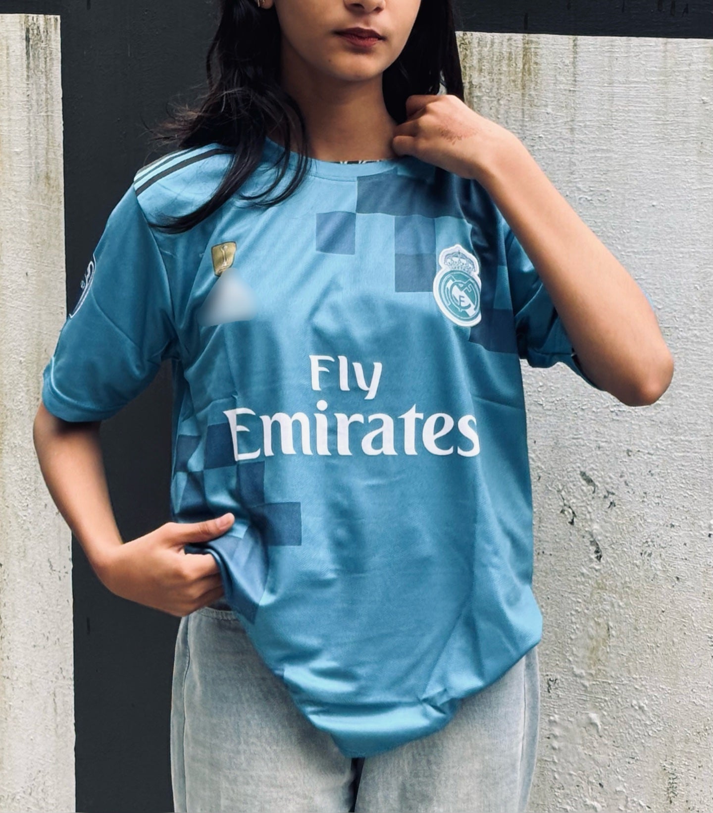 Best Retro jersey 2017/18 EMBROIDERY Realmadrid third kit Ronaldo P183 - ms retro store