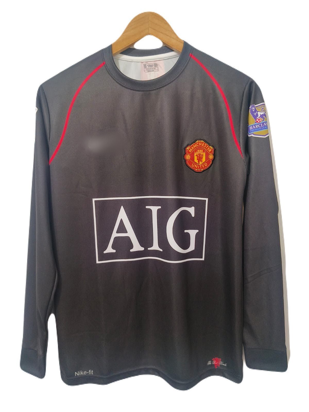 Ronaldo Manchester united 2008 black embroidery full sleeve P134 - bmg store