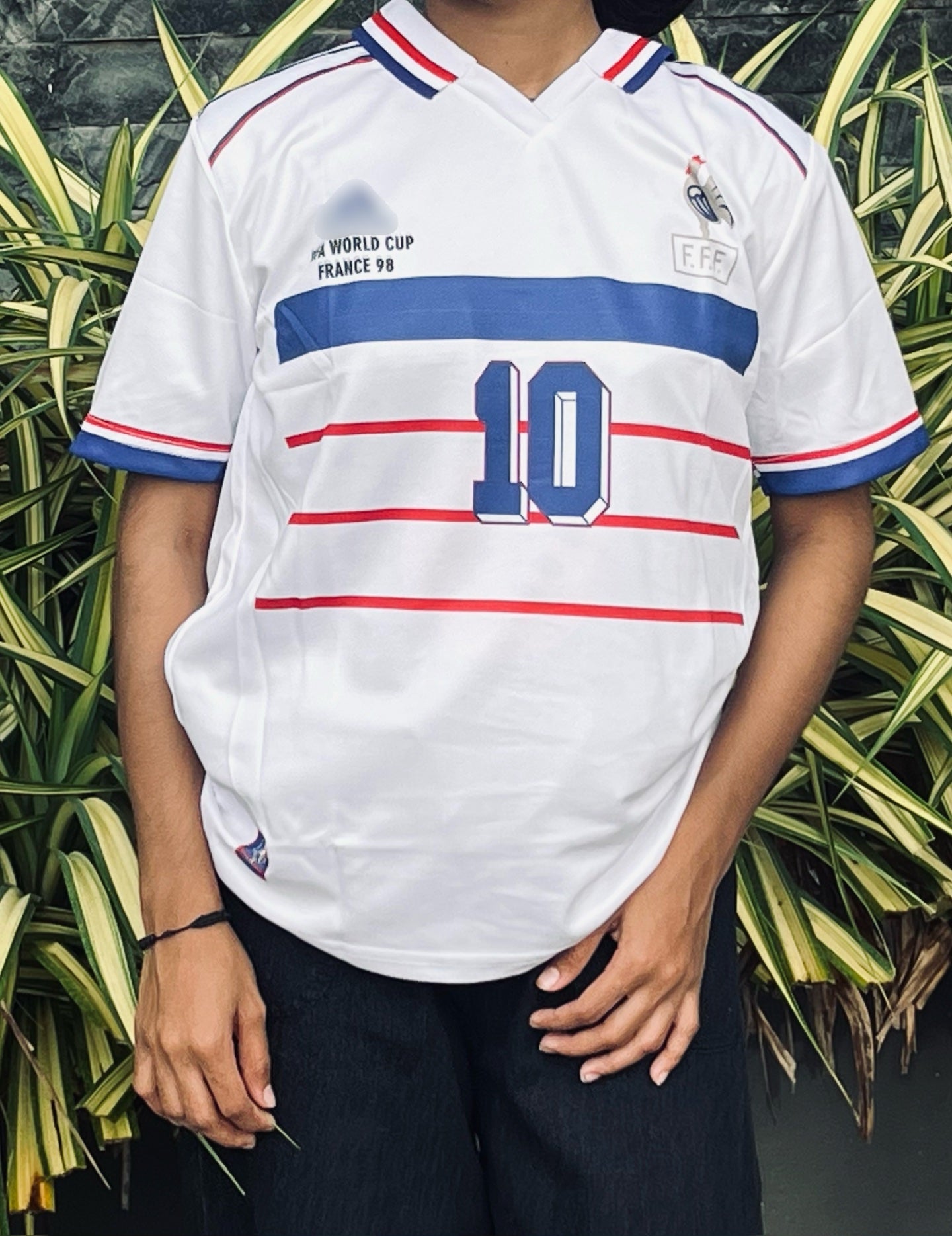 Best Retro jersey FRANCE 1998 WORLD CUP AWAY KIT ZIDANE SUBLIMATION P85