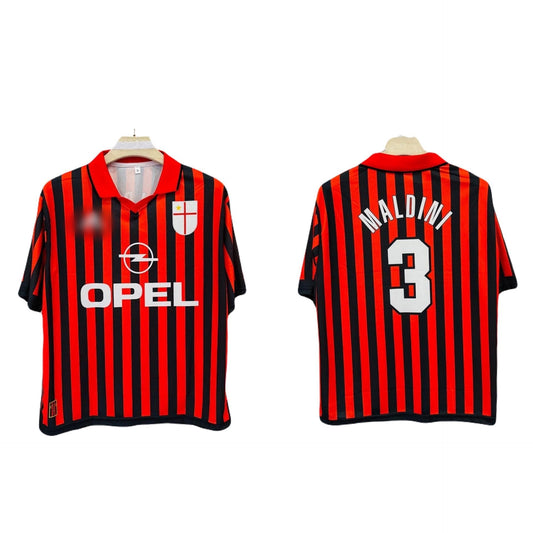 Ac milan 1999/00 home jersey maldini - P835 bmg store