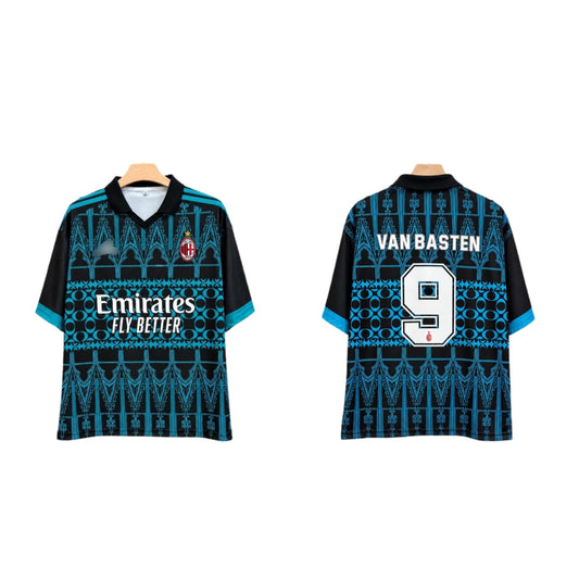 Van Basten Ac Milan Five Sleeve Collar Sublimation - P2823 | BMG STORE