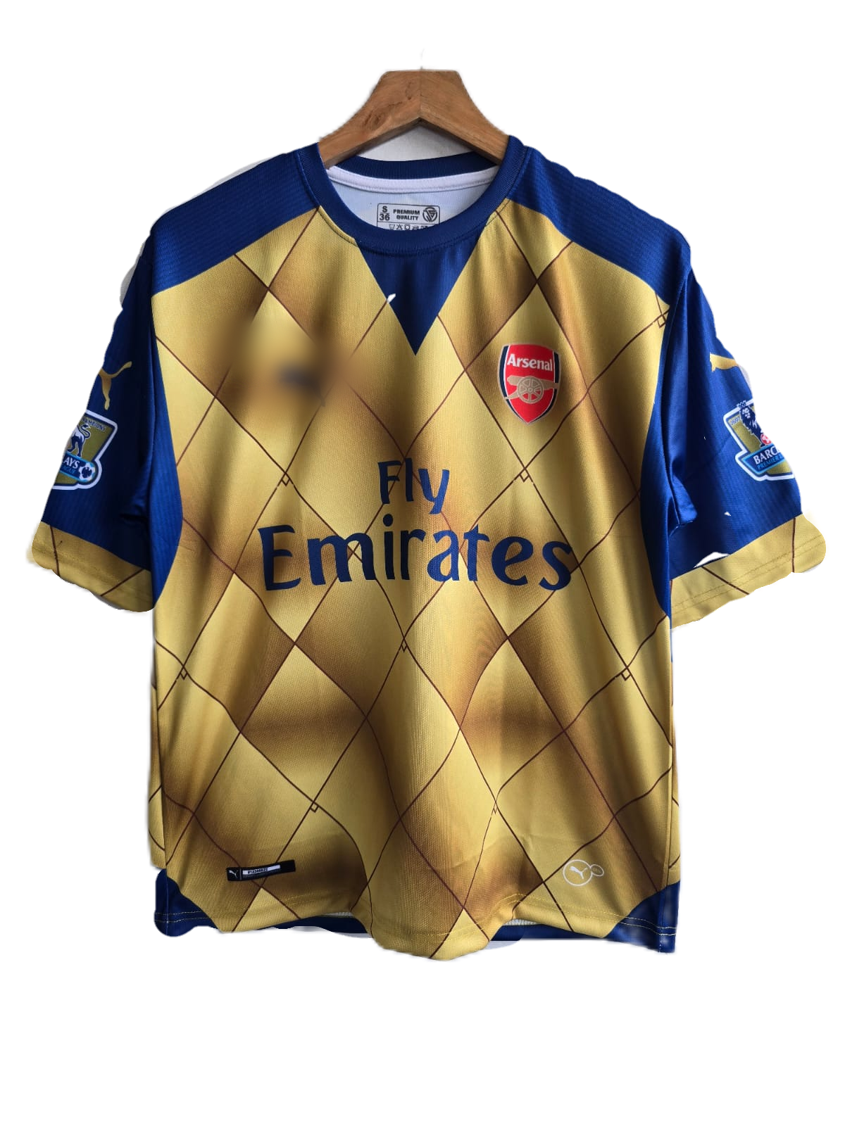 Arsenal 2015-16 Away kit Ozil Five sleeve -  p487 - bmg store