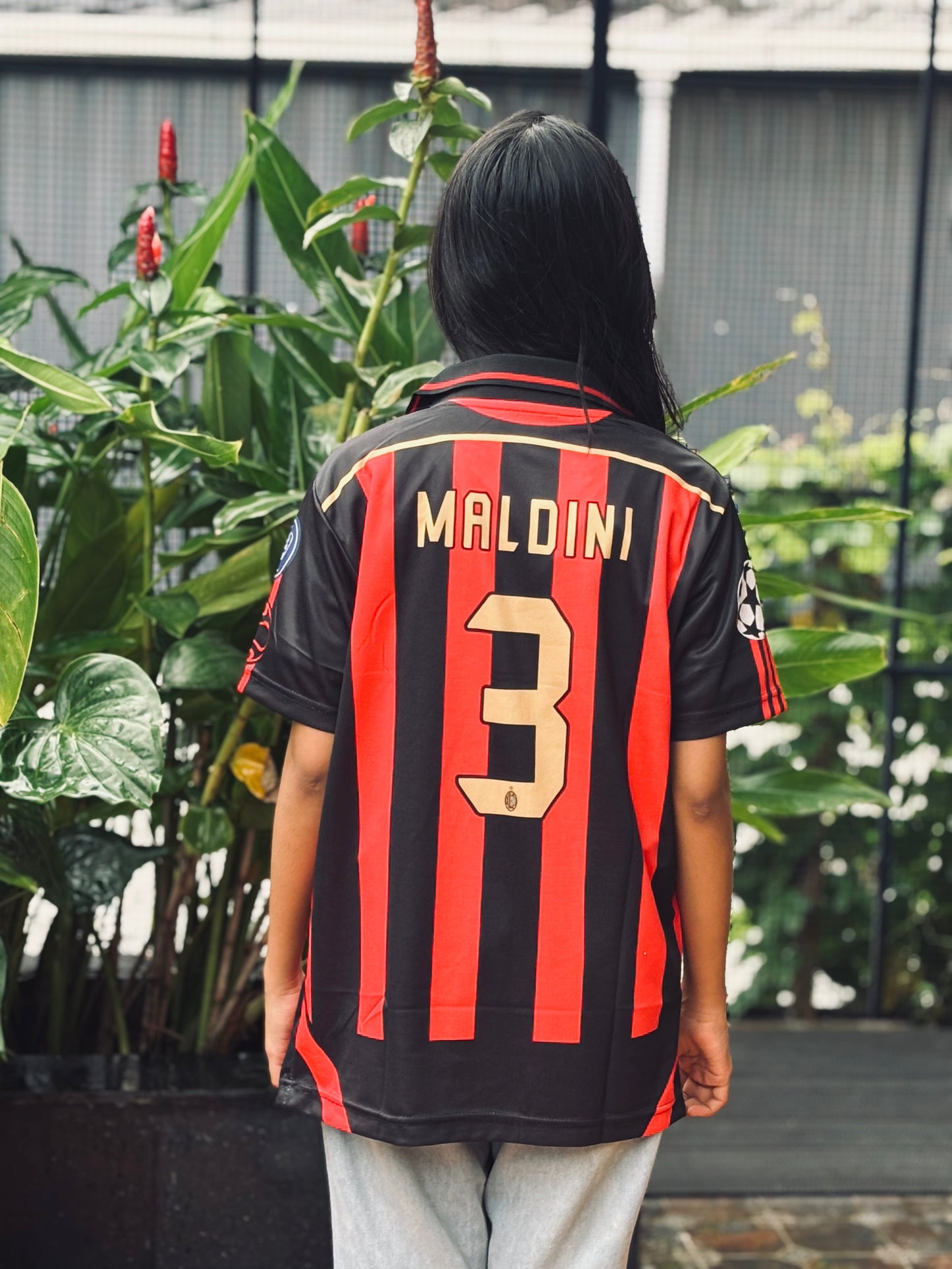 Ac milan maldini 2007 home embroidery - bmg store
