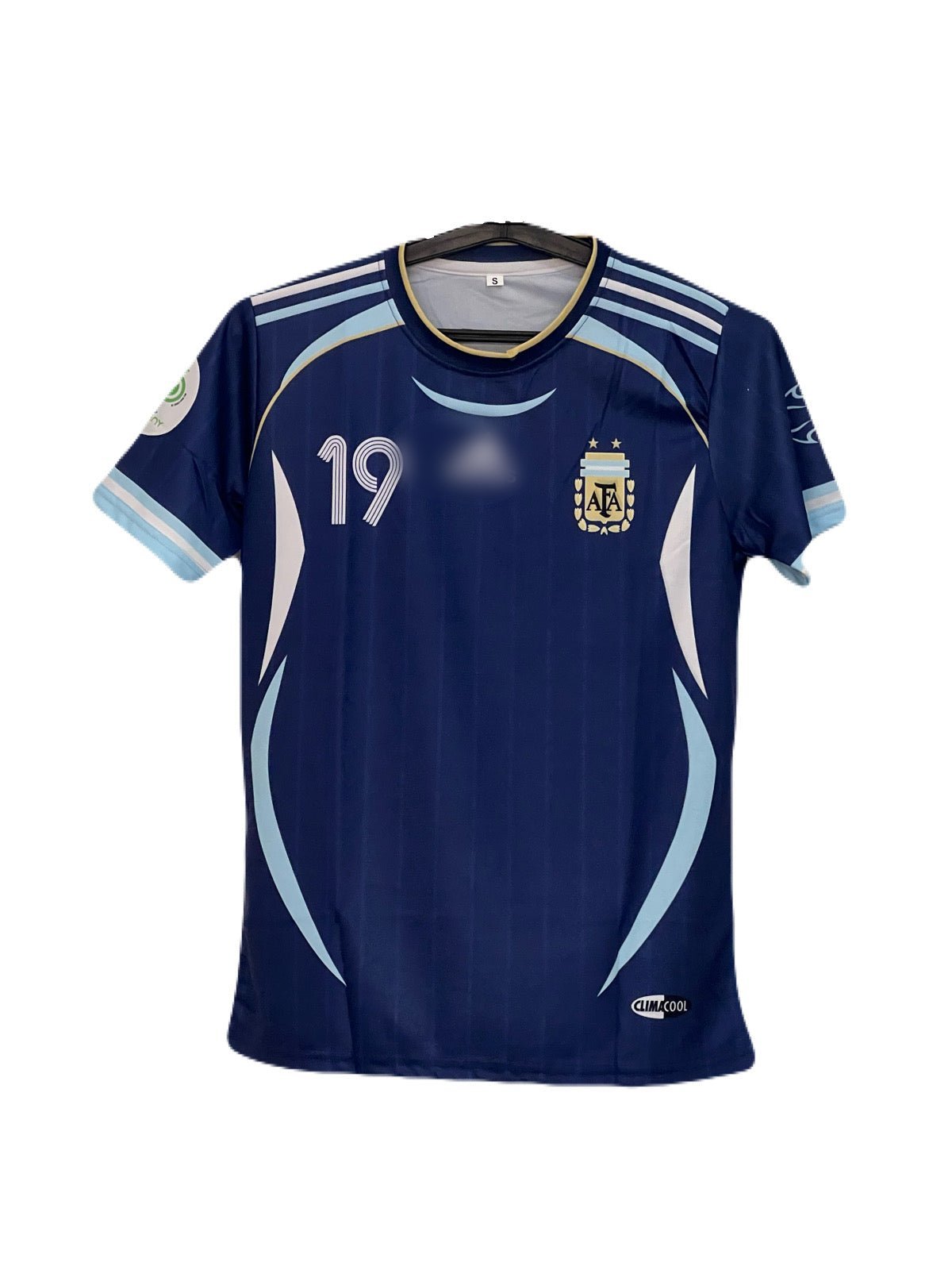 Best retro jersey Argentina 2006 away kit worldcup edition leo messi 19 - P410 -bmg store